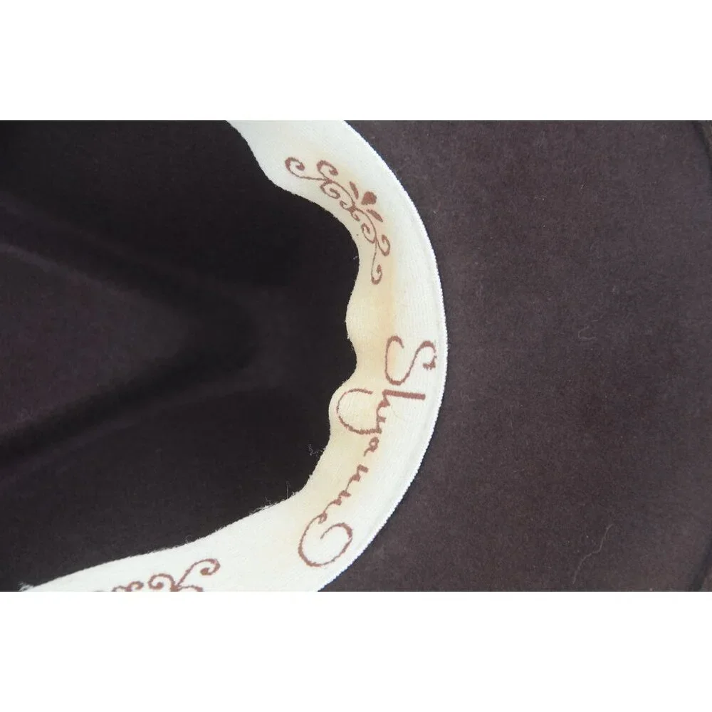 Shyanne® Women's Embellished Brim Felt Western Band‎ Cowgirl Hat Festival Cowboy